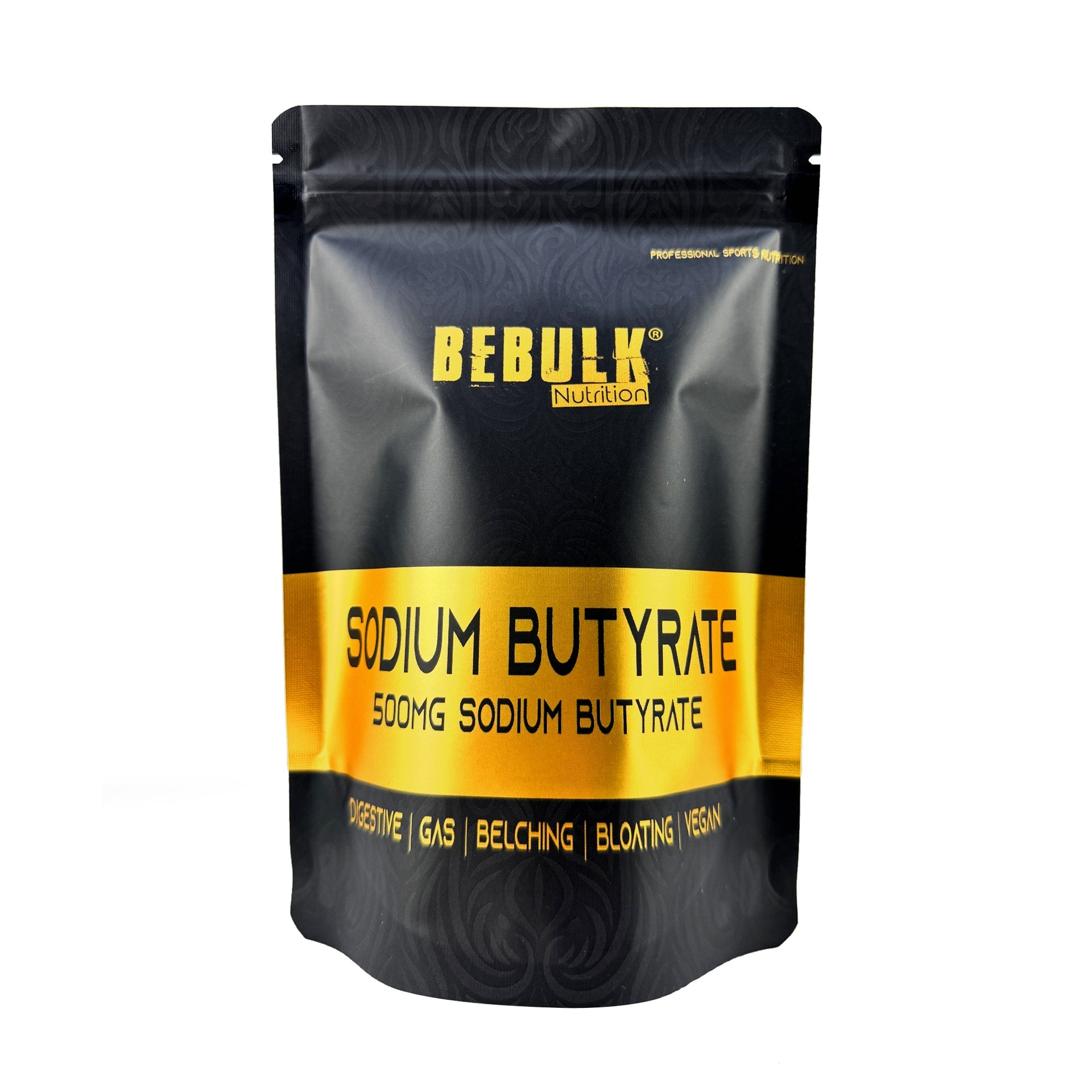 Sodium Butyrate 98% - 500mg - Vegan - BeBulk Nutrition