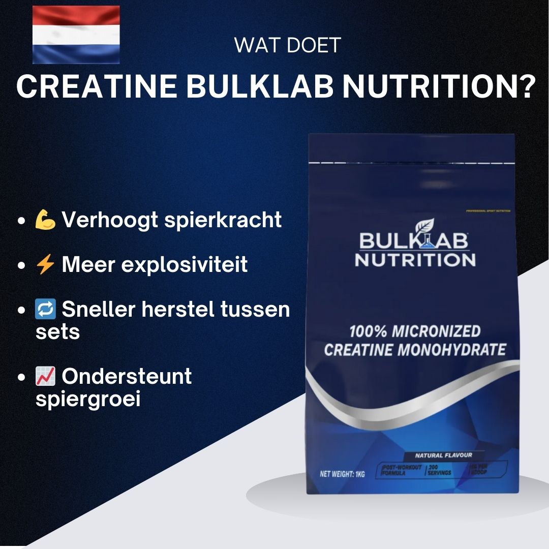 100% Creatine Monohydraat Micronized - BulkLab Nutrition