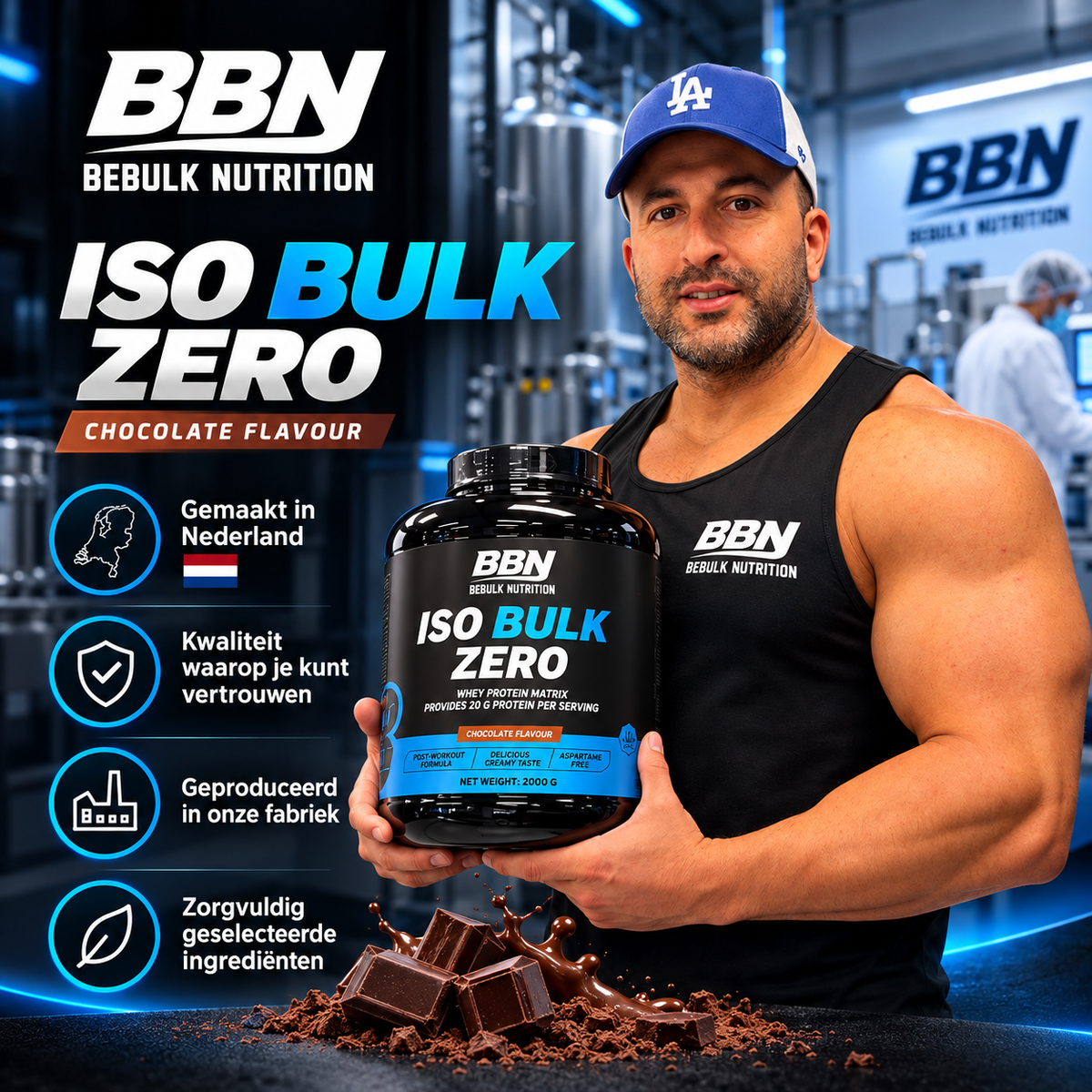 Iso Bulk Zero - 2kg - BeBulk Nutrition