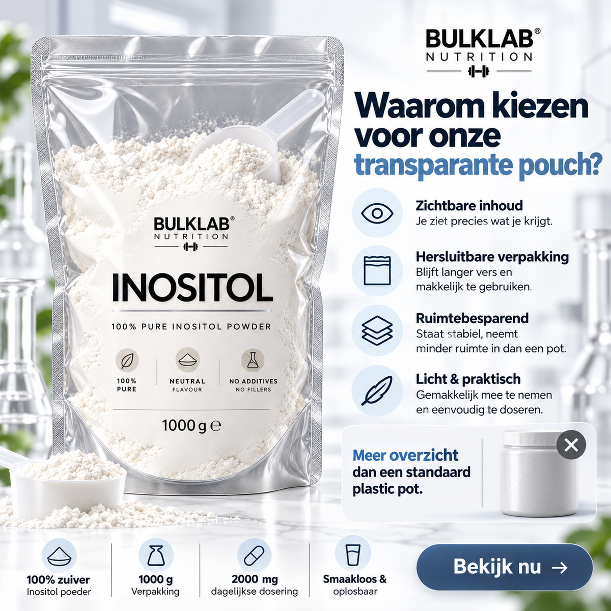 Inositol Poeder - BulkLab Nutrition