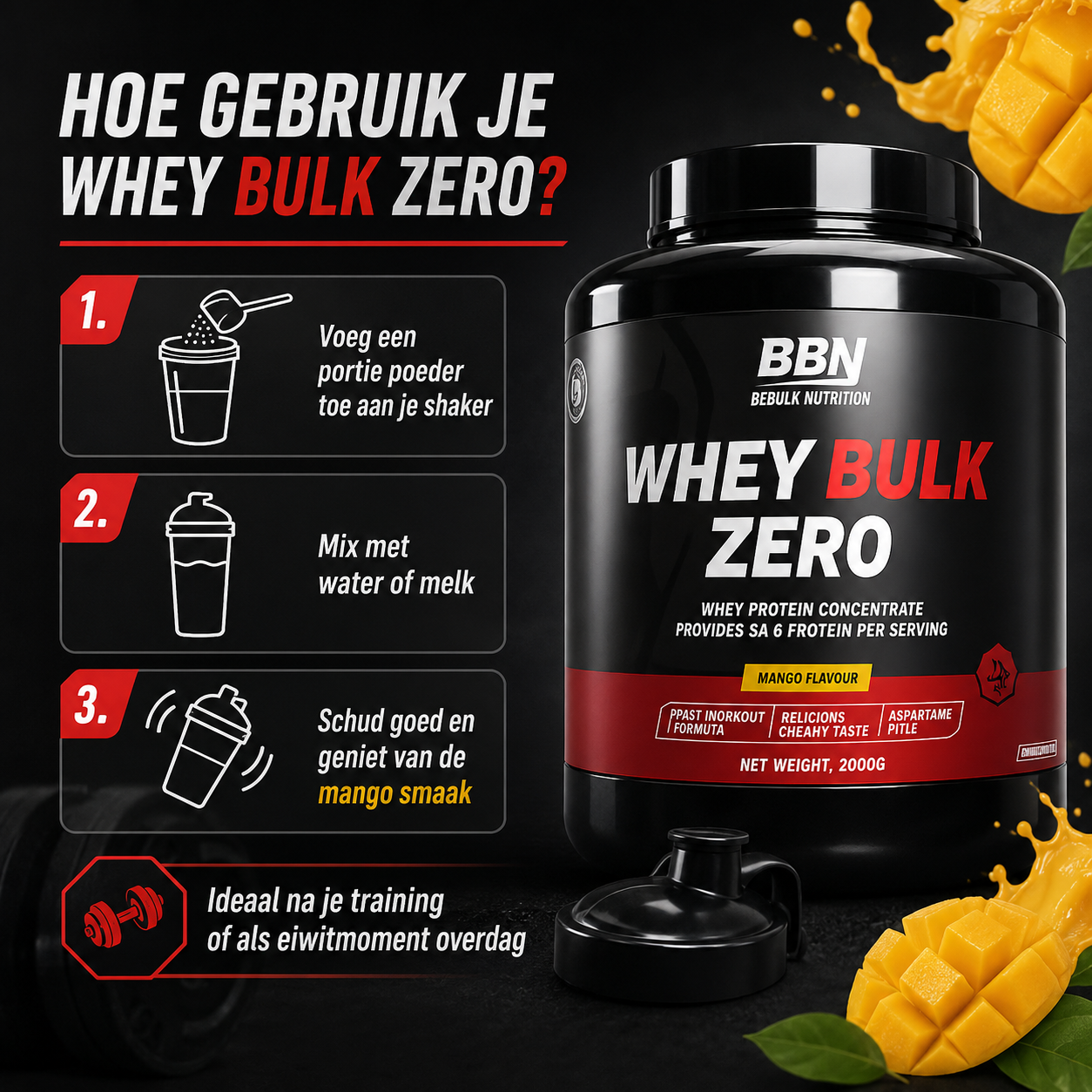 Whey Bulk Zero - BeBulk Nutrition