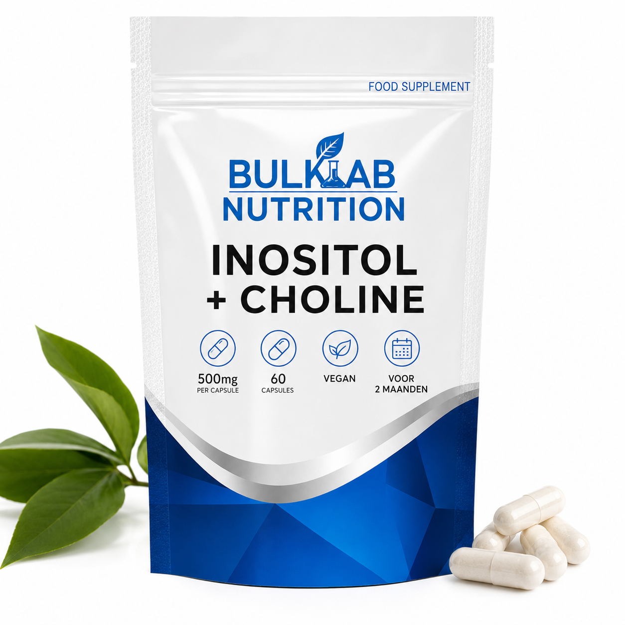 Inositol + Cholin - Kapseln - BulkLab Nutrition