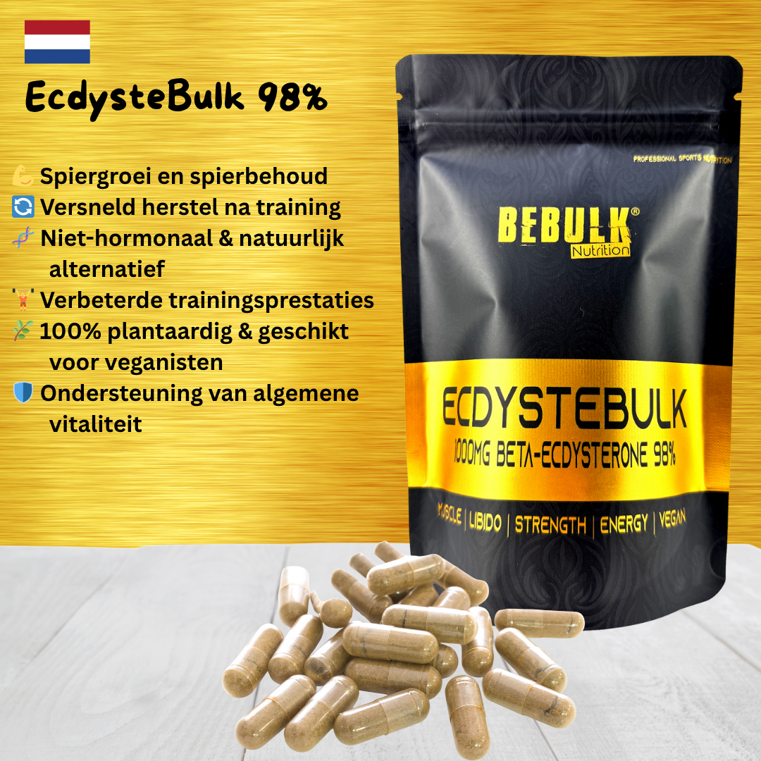 Ecdystebulk - Beta-ecdysteron 98% - Veganistisch - BeBulk Nutrition