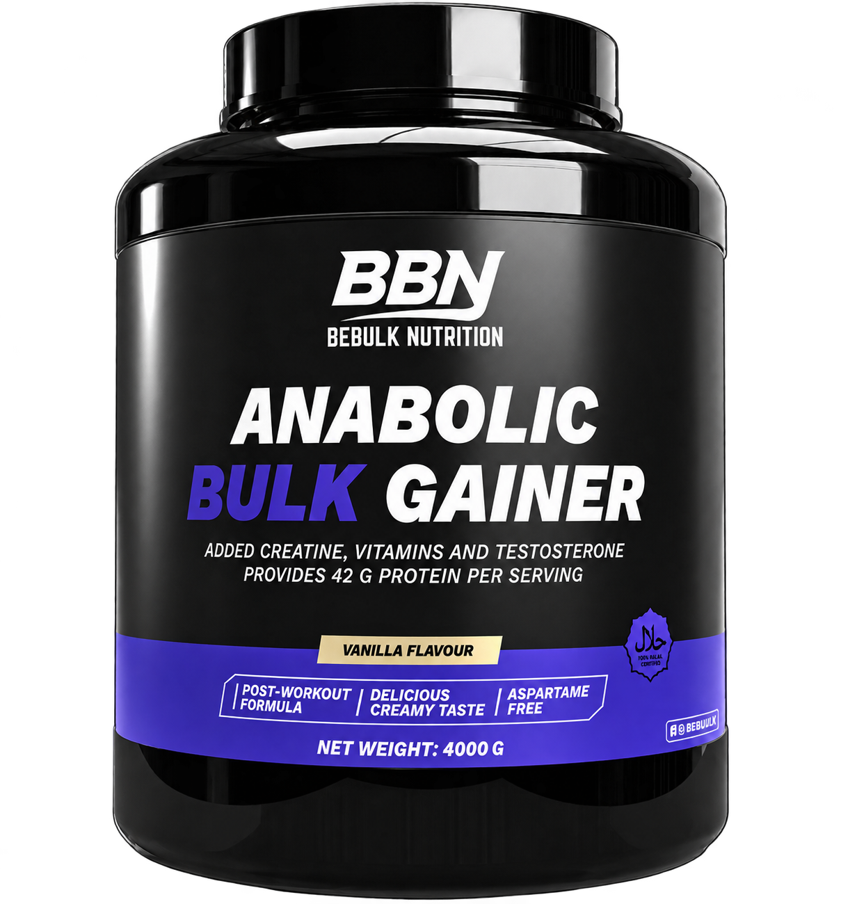 Anabolic Bulk Gainer 4000 g - BeBulk Nutrition