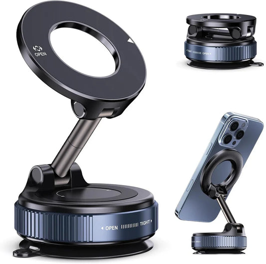BeBulk Nutrition 360 Roterende Vacuüm Magnetische Zuigtelefoon Houder Handen Gratis Uitschuifbare Magnetische Vacuüm Telefoon Houder Voor Auto Gym Spiegel Douche