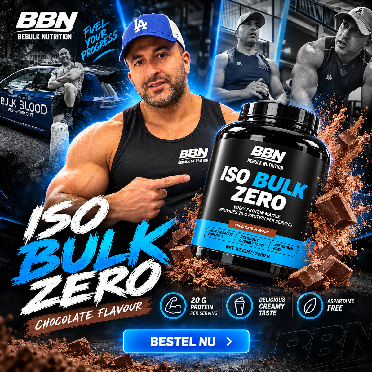 Iso Bulk Zero - 2kg - BeBulk Nutrition