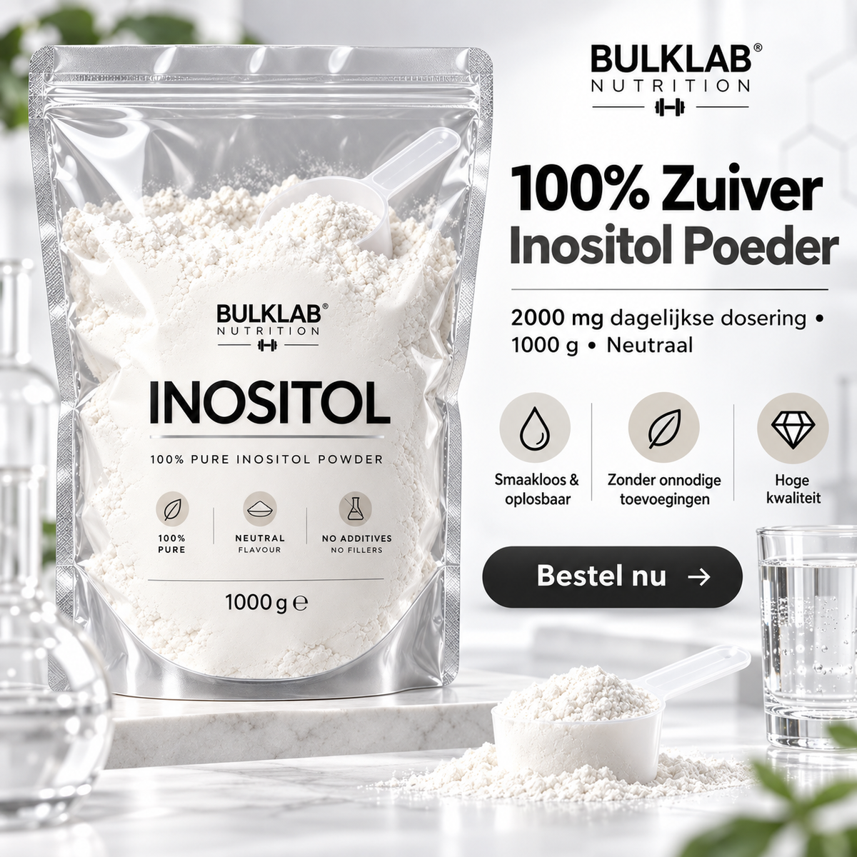 Inositol Poeder - BulkLab Nutrition