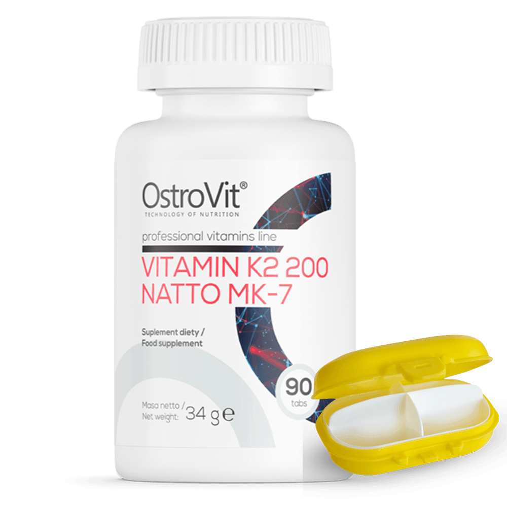 Vitamin K2 200 Natto MK7 - 90 Tablets - OstroVit